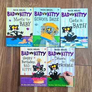 Bundle of Bad Kitty books.   Reading Level: Grade 2-3